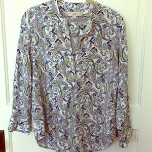 🔥Loft blouse- EUC!! Super sweet!!